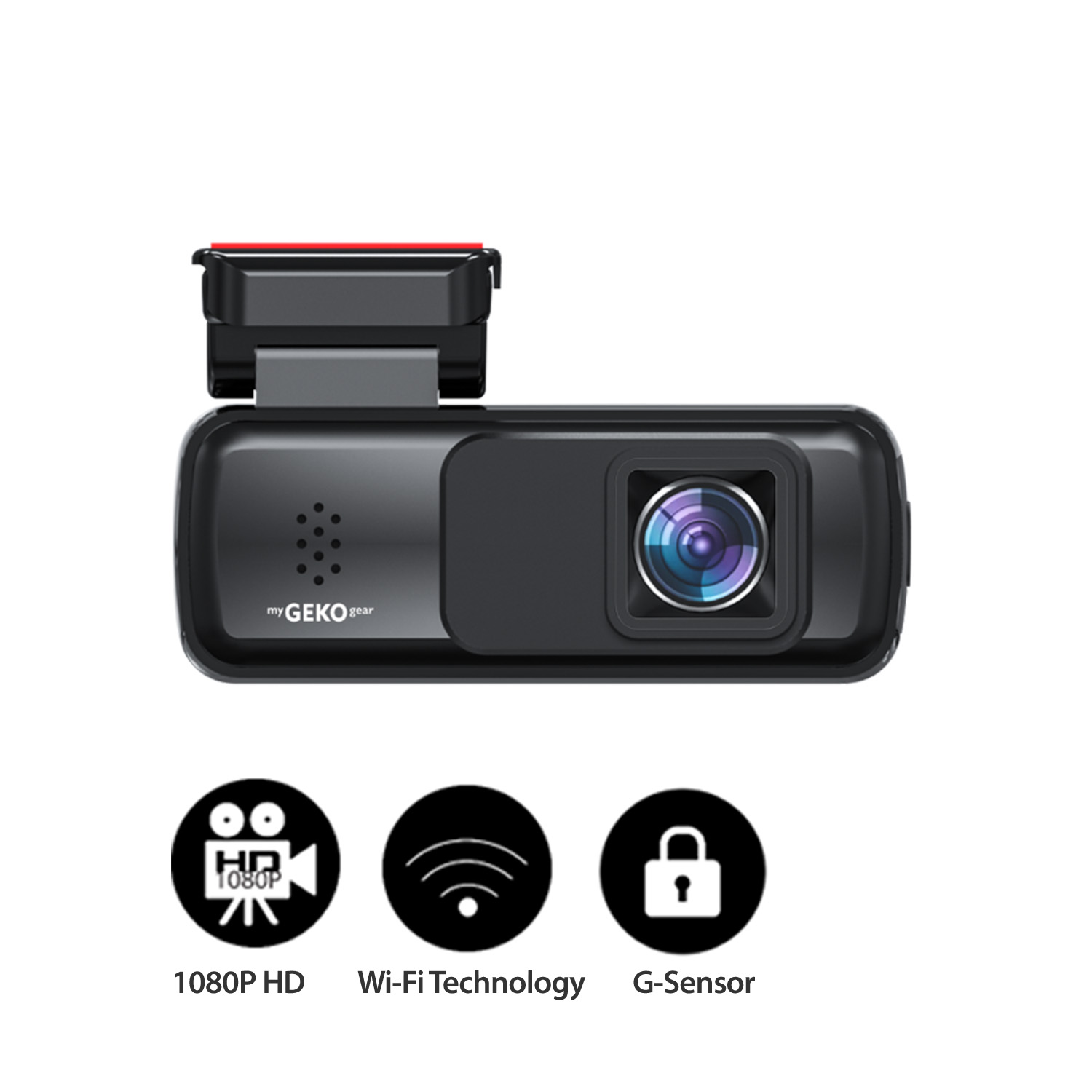  myGEKOgear Orbit 132 24/7 Dash Cam para automóviles con cable  OBD 2 y tarjeta SD 8G, cámara de coche WiFi G-sensor 24 7 edición de  vigilancia, Plug and Play, monitor de