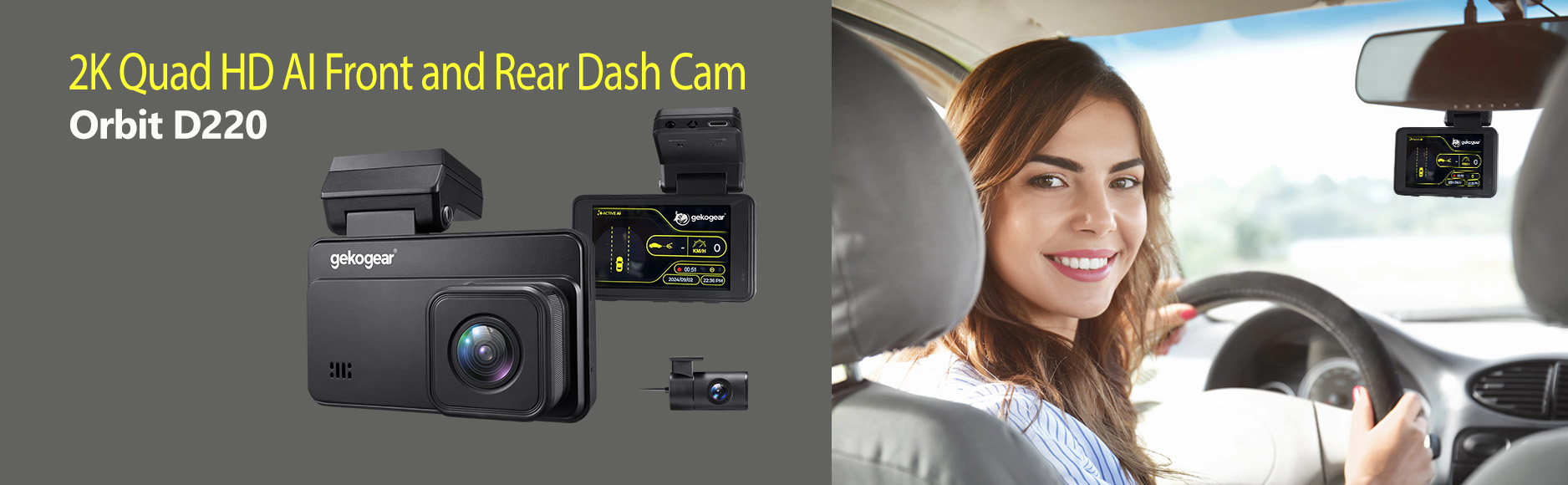 ScoutPro - 3 Channel 2K Wifi GPS Dash Cam