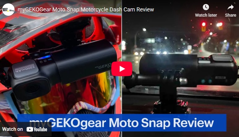 GEKOGear Moto Snap Motorcycle Dash Cam Review